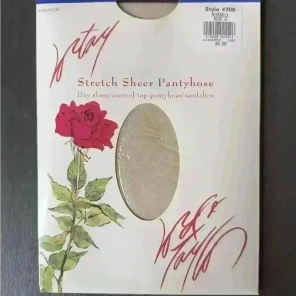 VTG Lord And Taylor Control Top Sheer Panty Hose Vanilla|Seashell LOT OF 3 Sz. D
